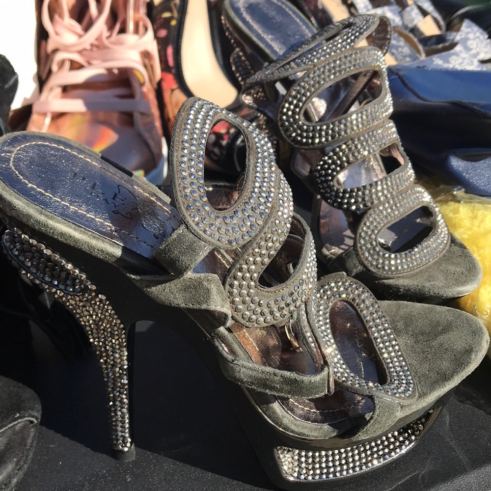 Pleaser Rhinestone Heels. Make bundle & offer💝